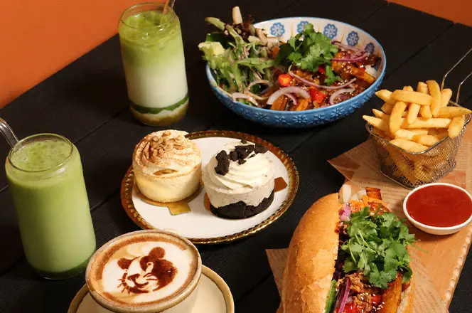 Coffee and food